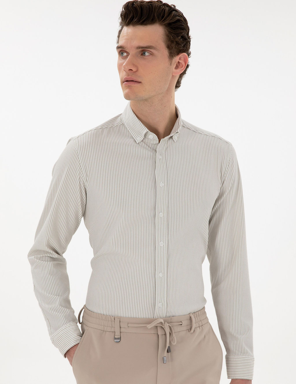 _a_la Slim Fit _izgili Uzun Kollu G_mlek - Pierre cardin фото 3