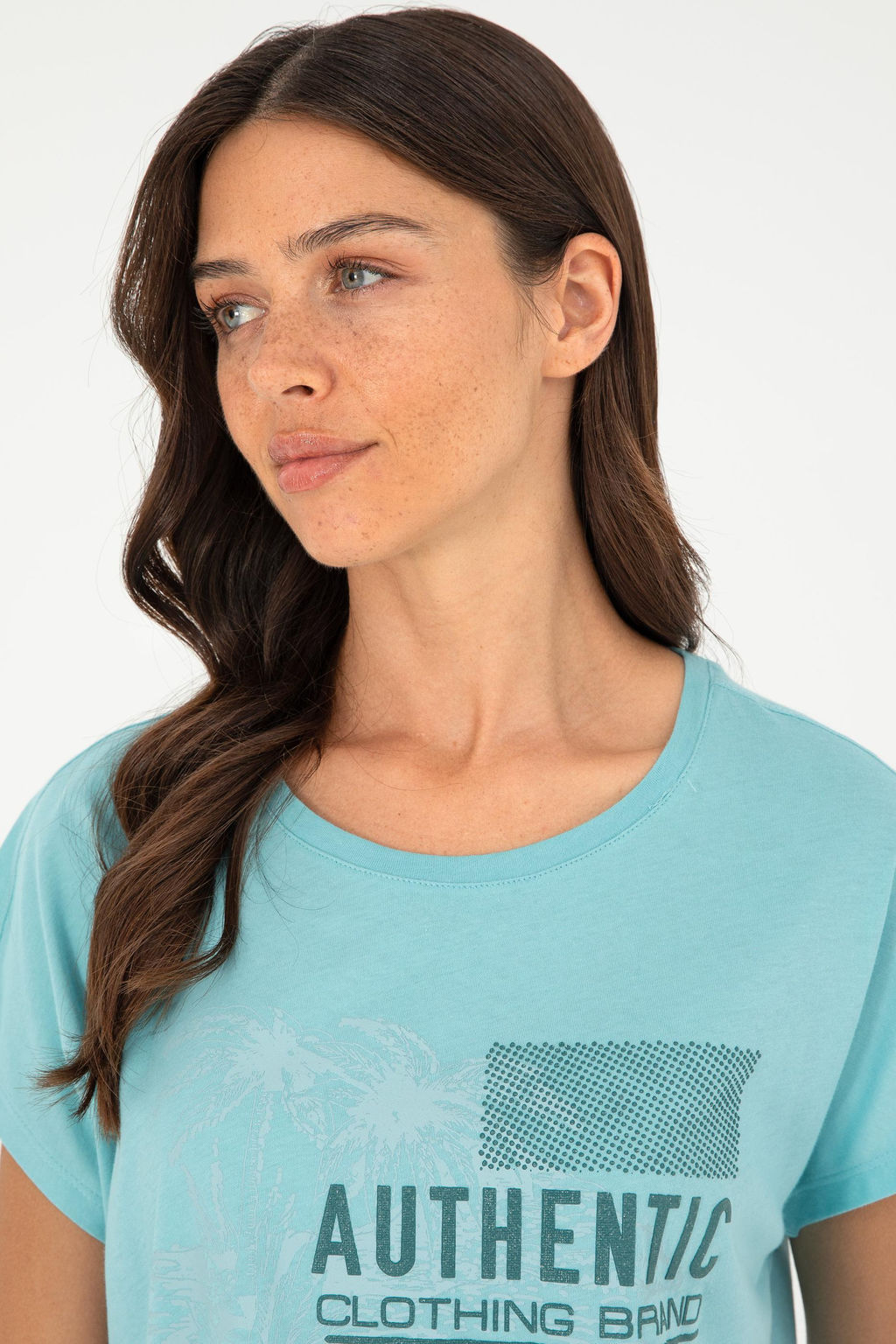 Женская мятная футболка Неожиданная скидка в корзине - U.s. polo assn фото 9