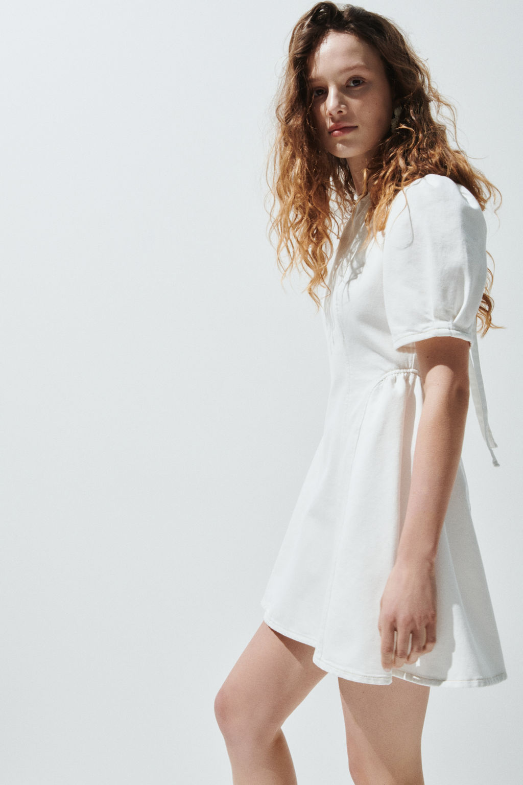 Vestido denim con falda acampanada - H&m фото 2