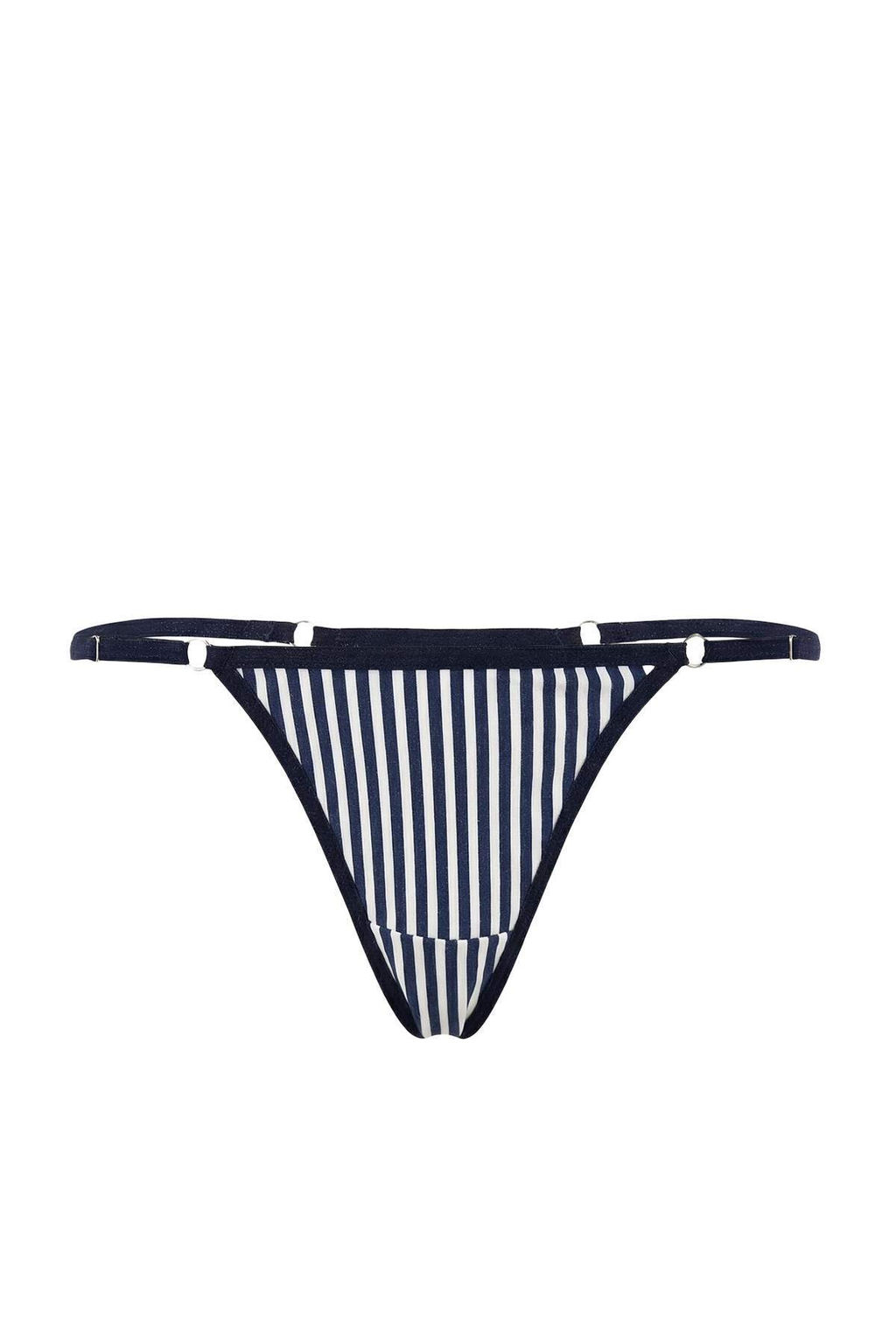 Lacivert-Cok Renkli 5li Suprem Tanga Cizgili Tanga Kulot THMSS25KU00047