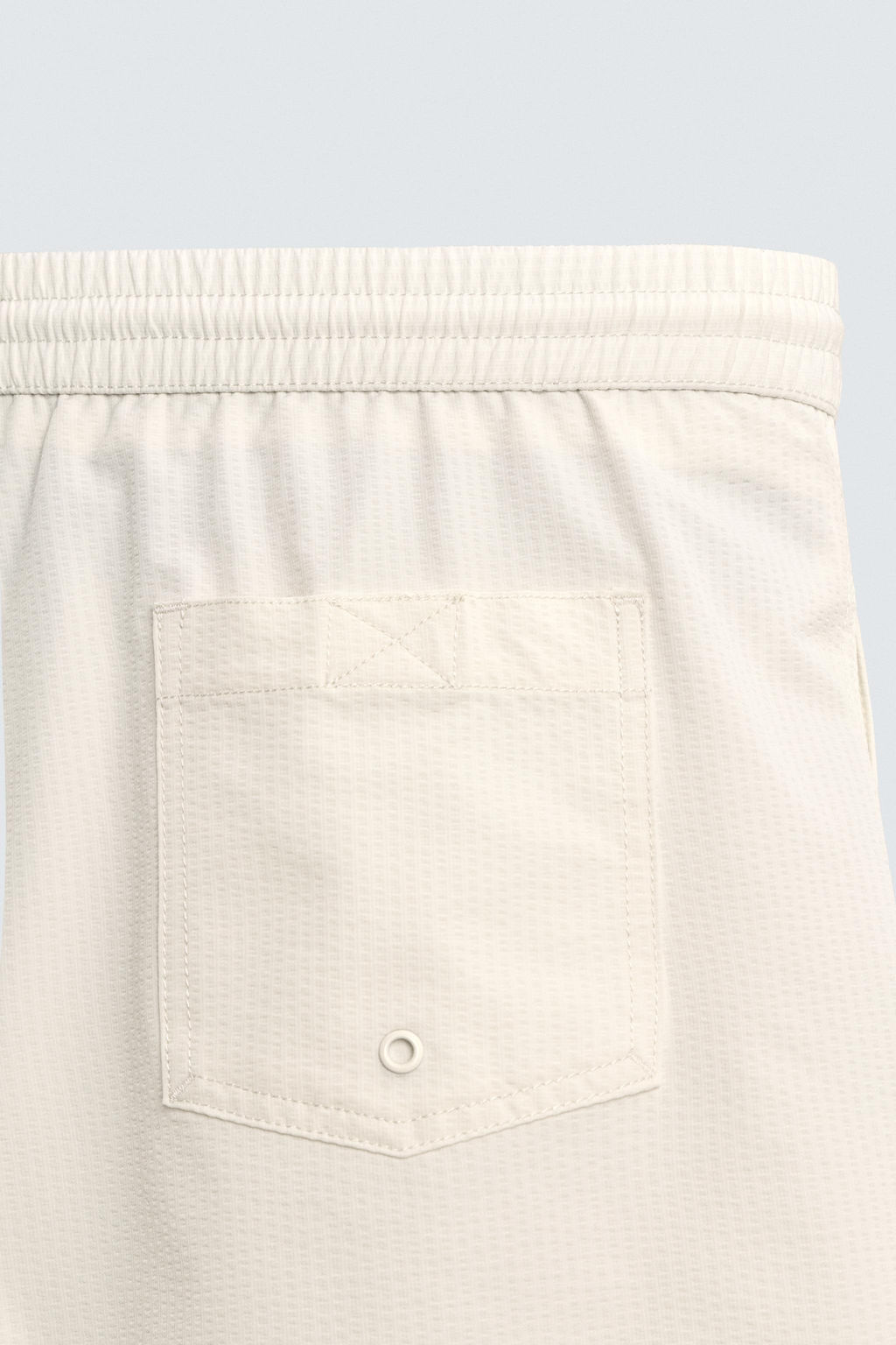 MID-LENGTH SEERSUCKER SWIMMING TRUNKS - Zara фото 18