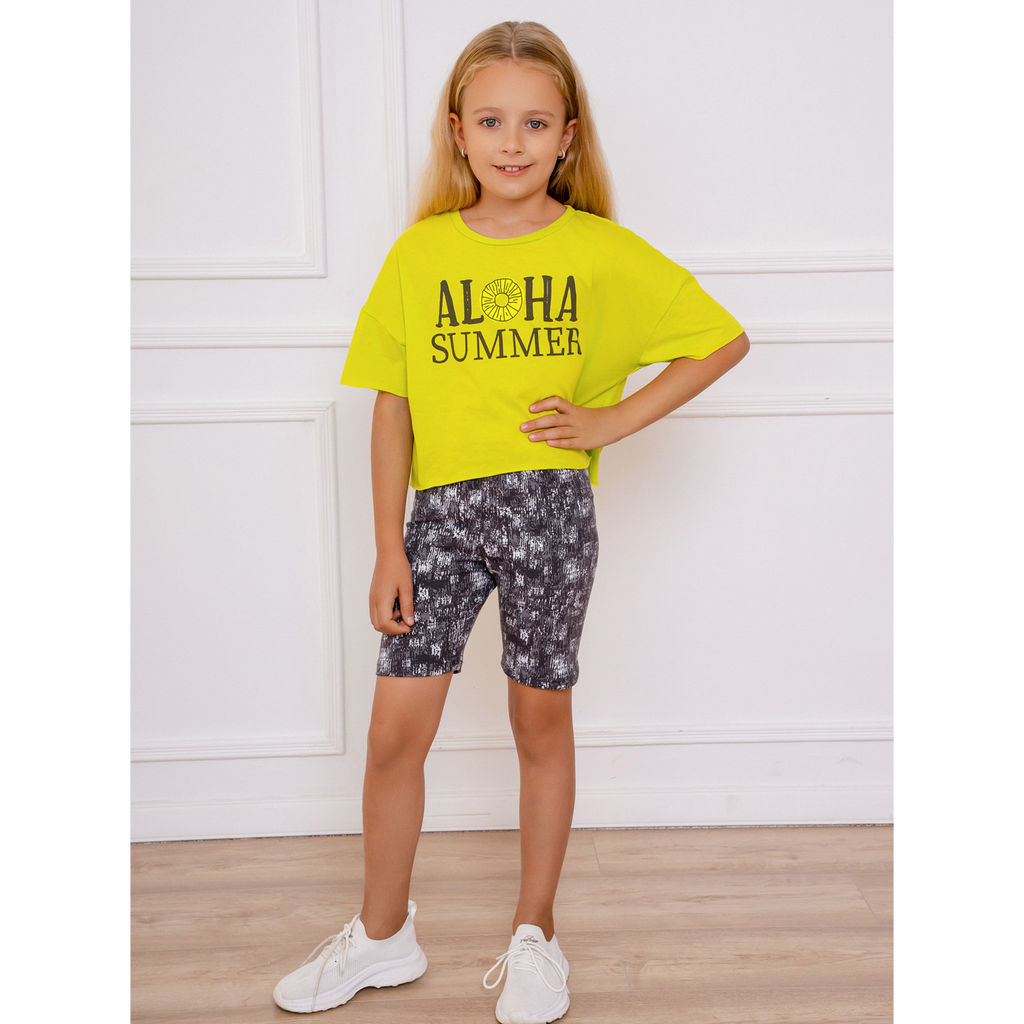 Комплект футболка кулирка, лосины кулирка с лайкрой 7032100101 - Youlala фото 13