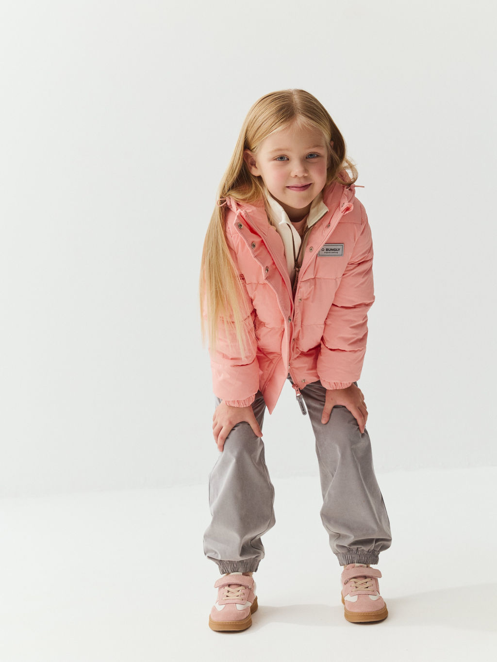 Куртка демисезонная дутая "Персик"