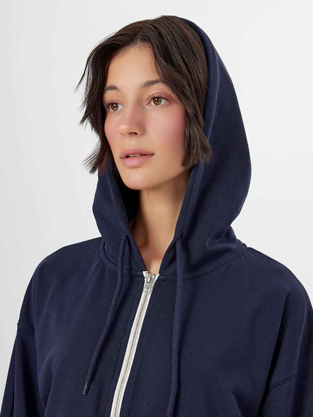 Толстовка женская синяя с надписью Got wind - Mark formelle фото 5