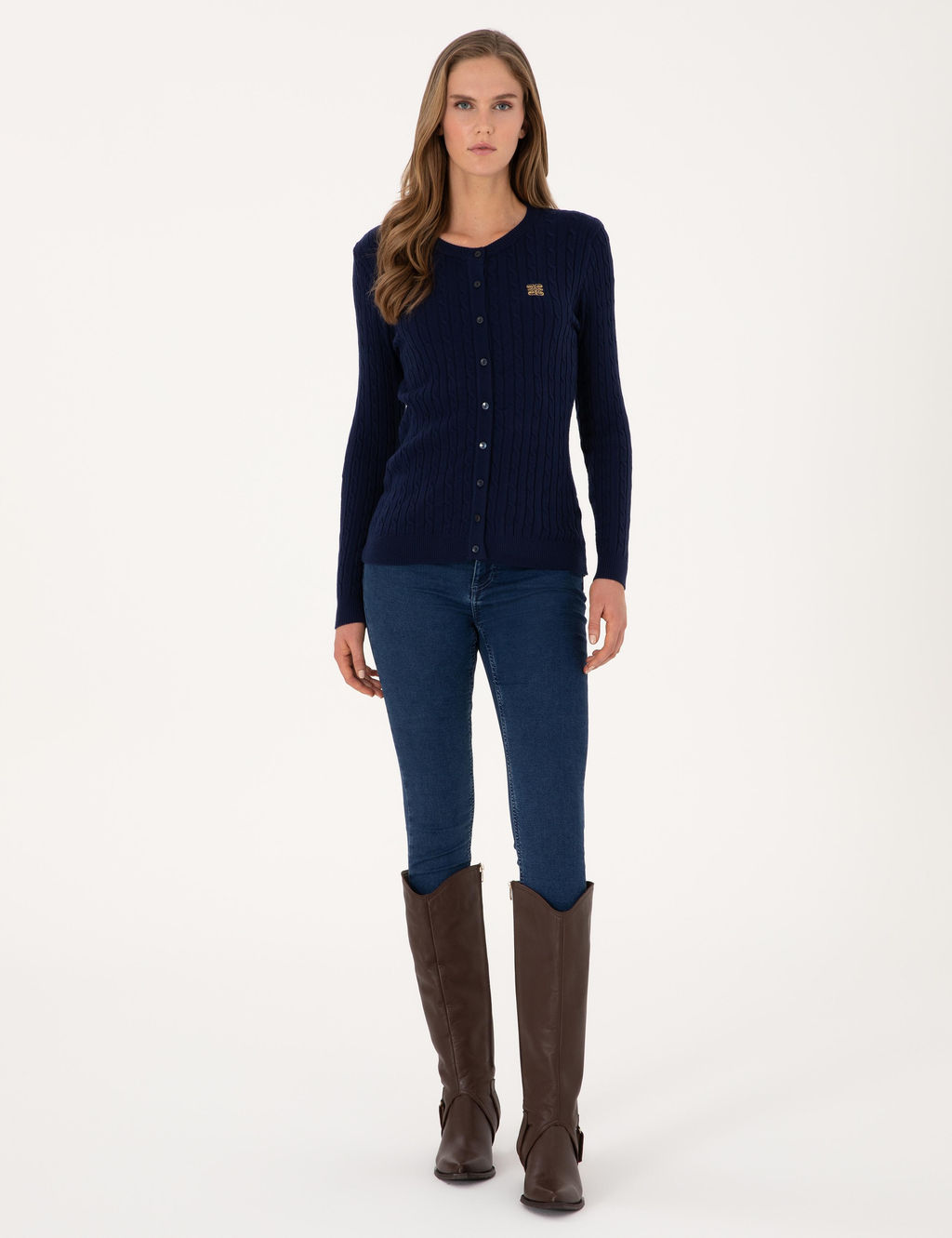 Lacivert Ex. Slim Fit Triko H_rka - Pierre cardin фото 4
