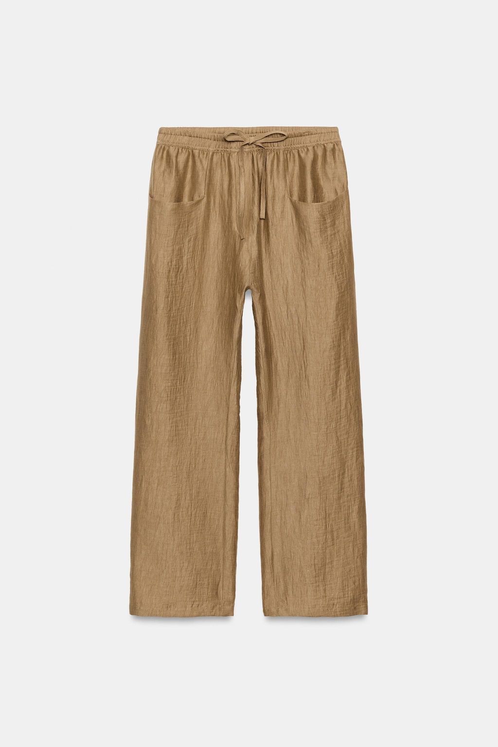 PANTAL?N MEZCLA LINO ZW COLLECTION / Camel medio - Zara фото 7