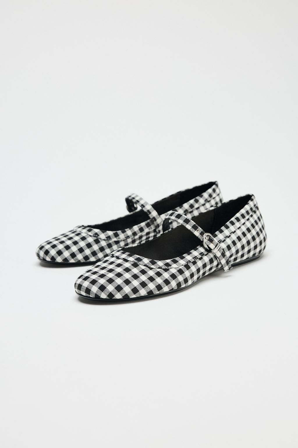 CHECK MARY JANES - Zara фото 5