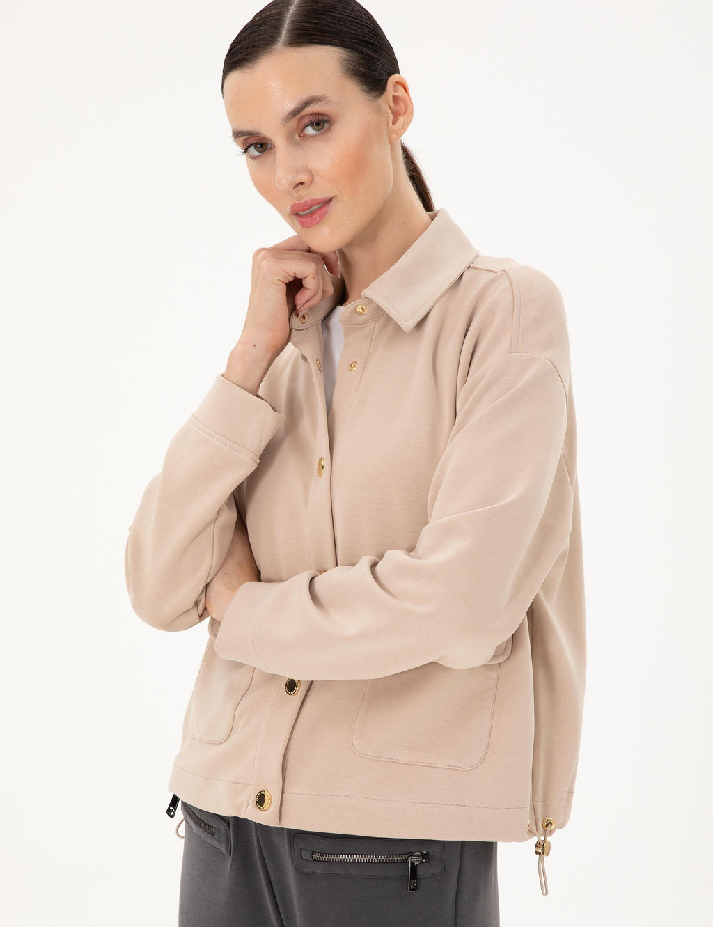 Bej Comfort Fit Modal Kuma_ _rme H_rka - Pierre cardin фото 3