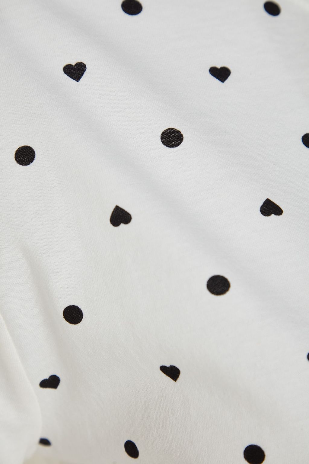 Trendyolmilla Beyaz %100 Pamuklu Puantiyeli ve Kalpli Sortlu Orme Pijama Tak?m? THMSS21PT1485 фото 32