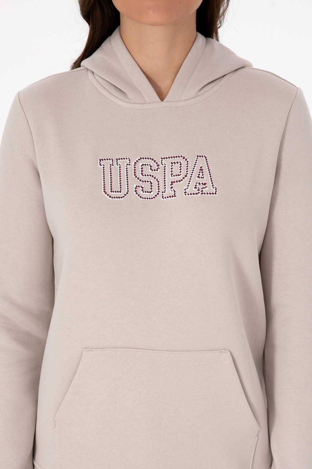 Kad_n Ta_ _ardonlu Kap__onlu Basic Sweatshirt - U.s. polo assn фото 6