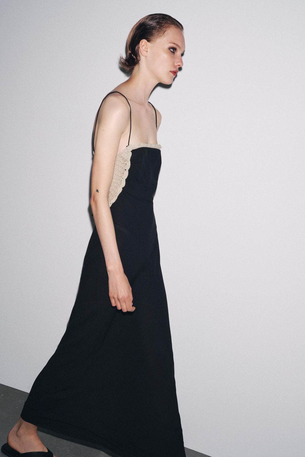 CONTRAST CROCHET DRESS - Zara фото 5