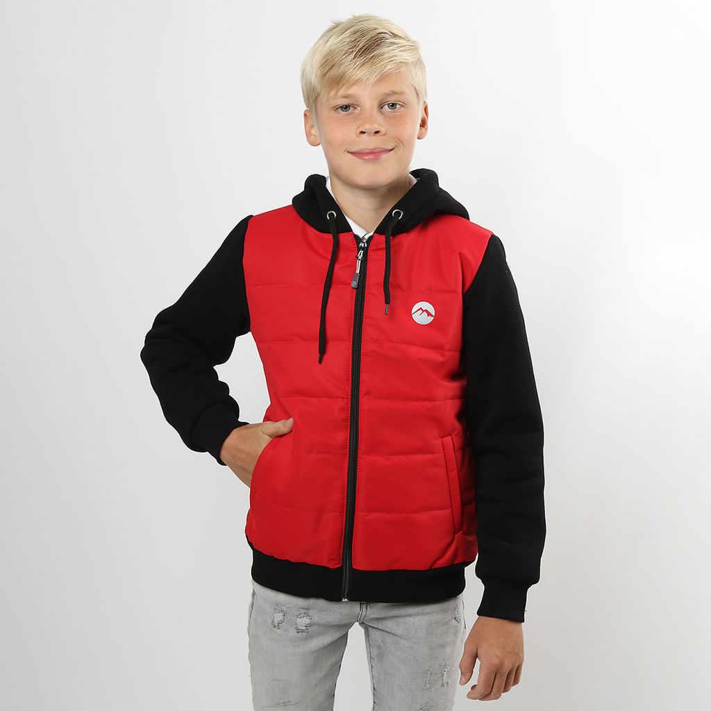 RODOS Куртка детская демисезон М-222 (Детская/М) Красный/Чёрный