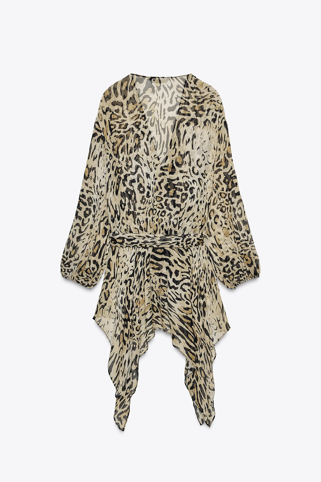 ZW COLLECTION ANIMAL PRINT TOP - Zara фото 4