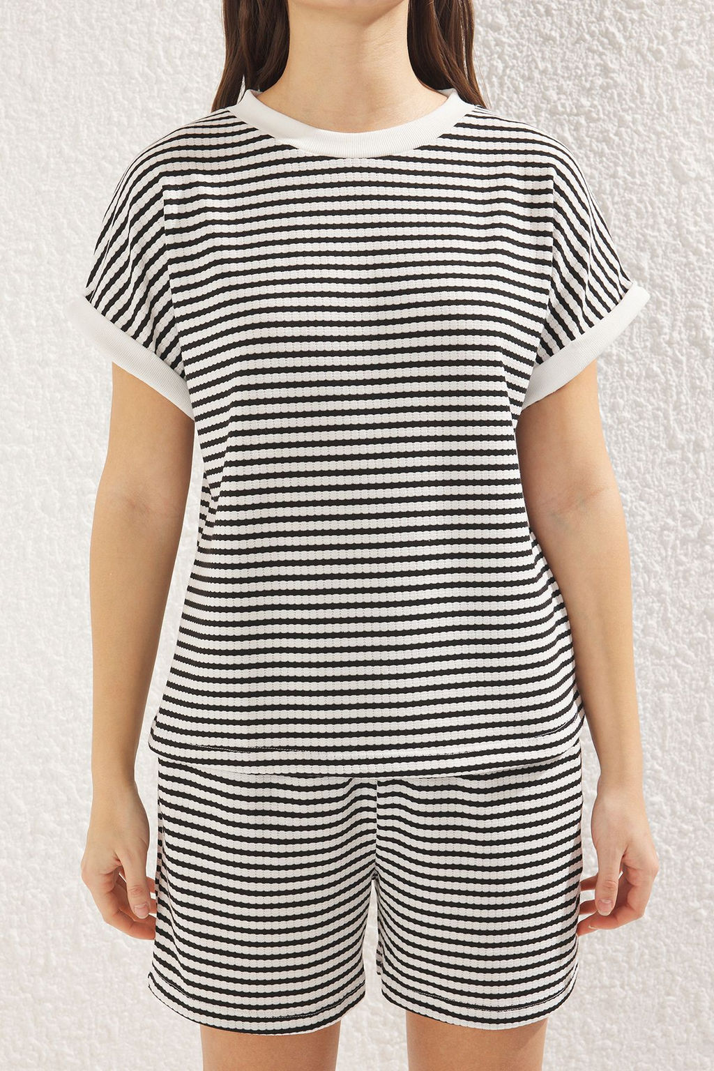 Cok Renkli Jalarl? Regular/Normal Kal?p Esnek Orme Alt-Ust Tak?m TWOSS25AU00000 - Trendyolmilla фото 3