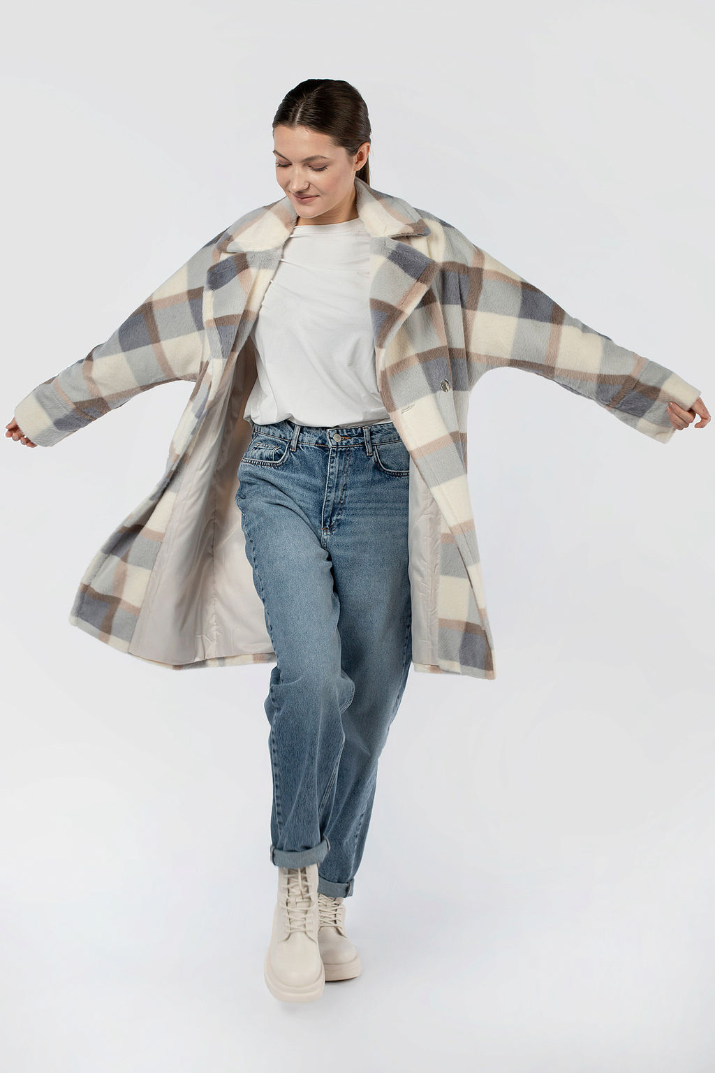 02-3181 Пальто женское утепленное - El podio фото 2