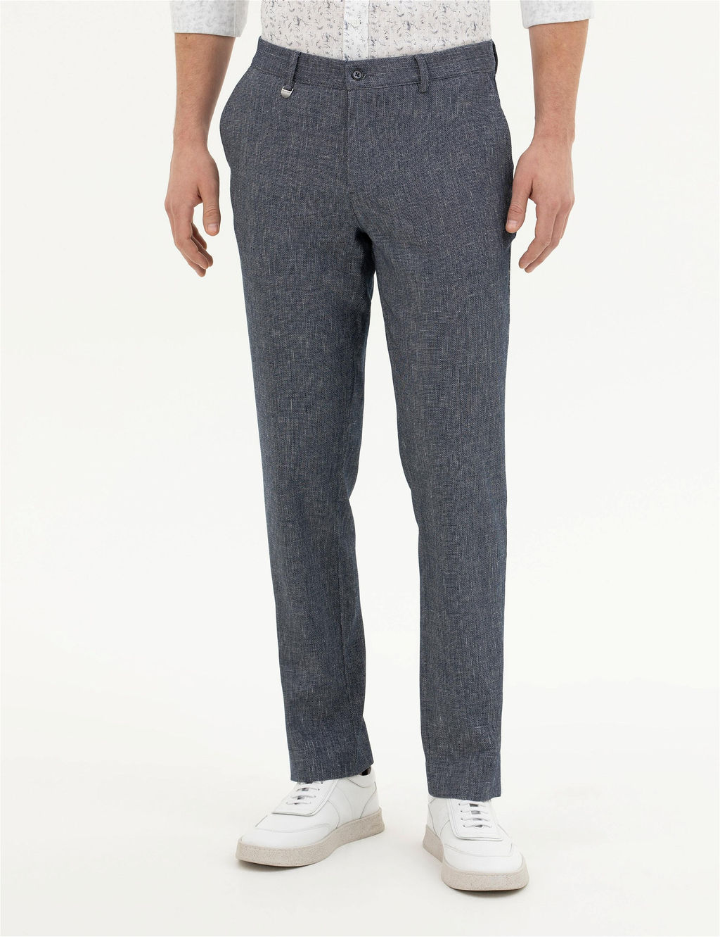 Lacivert Slim Fit Kuma_ Pantolon - Pierre cardin фото 2