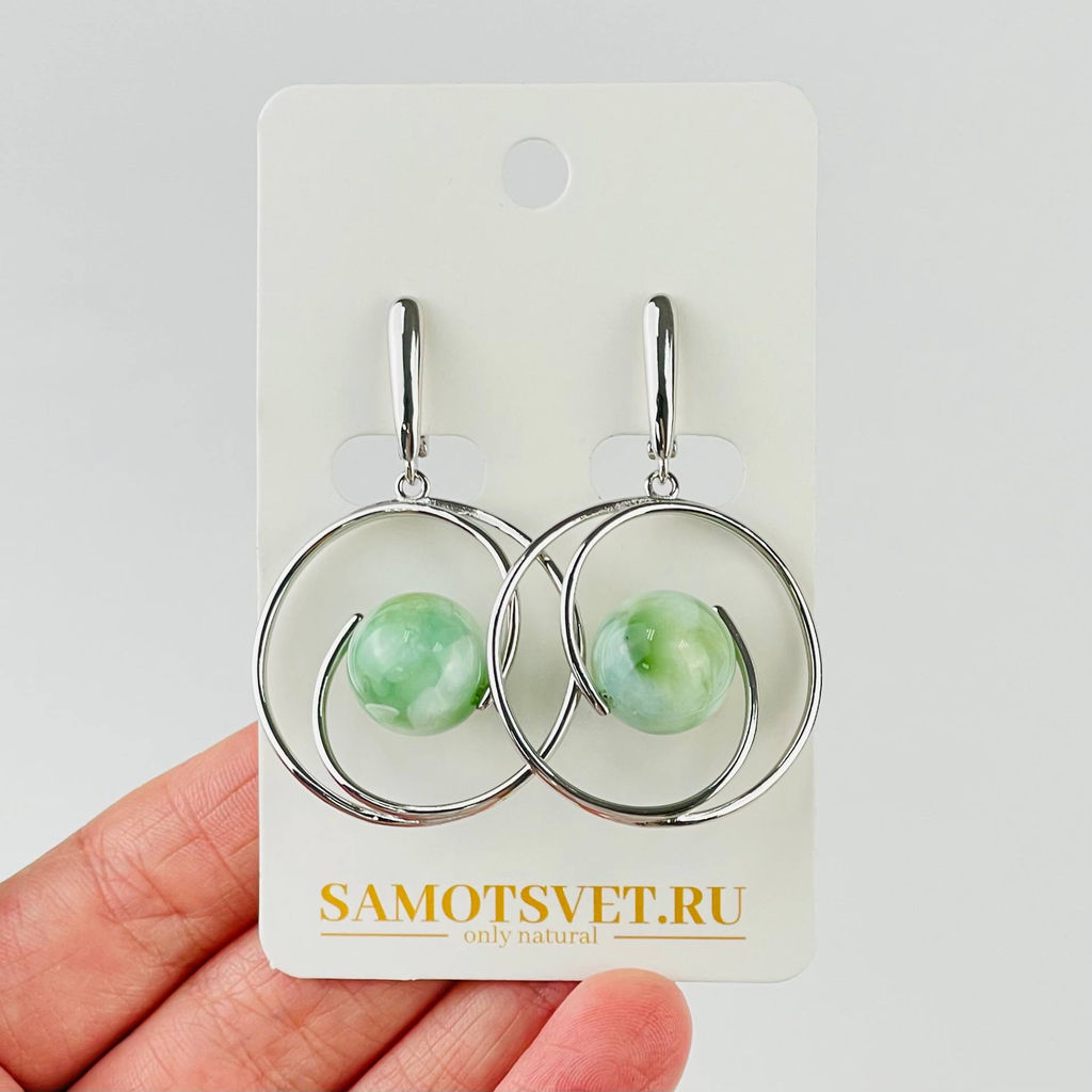 Серьги из Ангелита