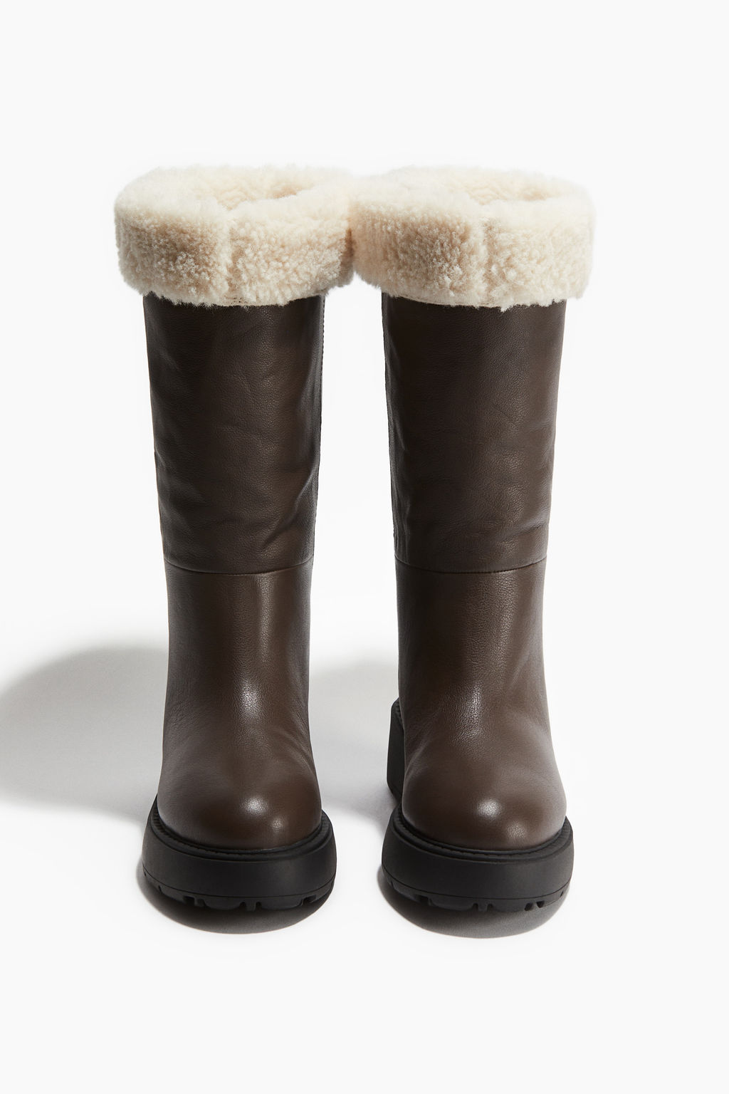 Botas de piel con forro c?lido - H&m фото 4