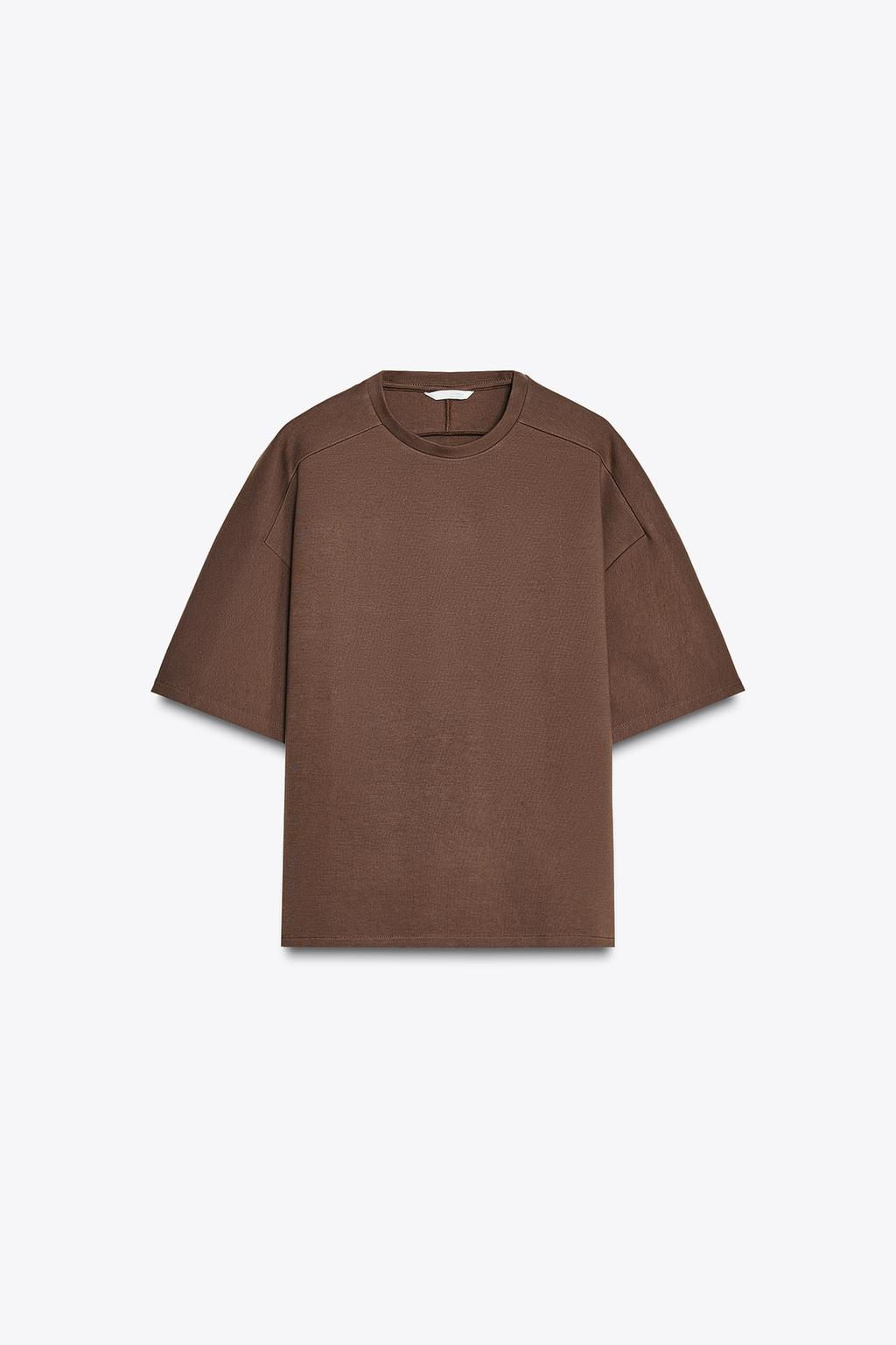 SHORT SLEEVE INTERLOCK SWEATSHIRT - Zara фото 15