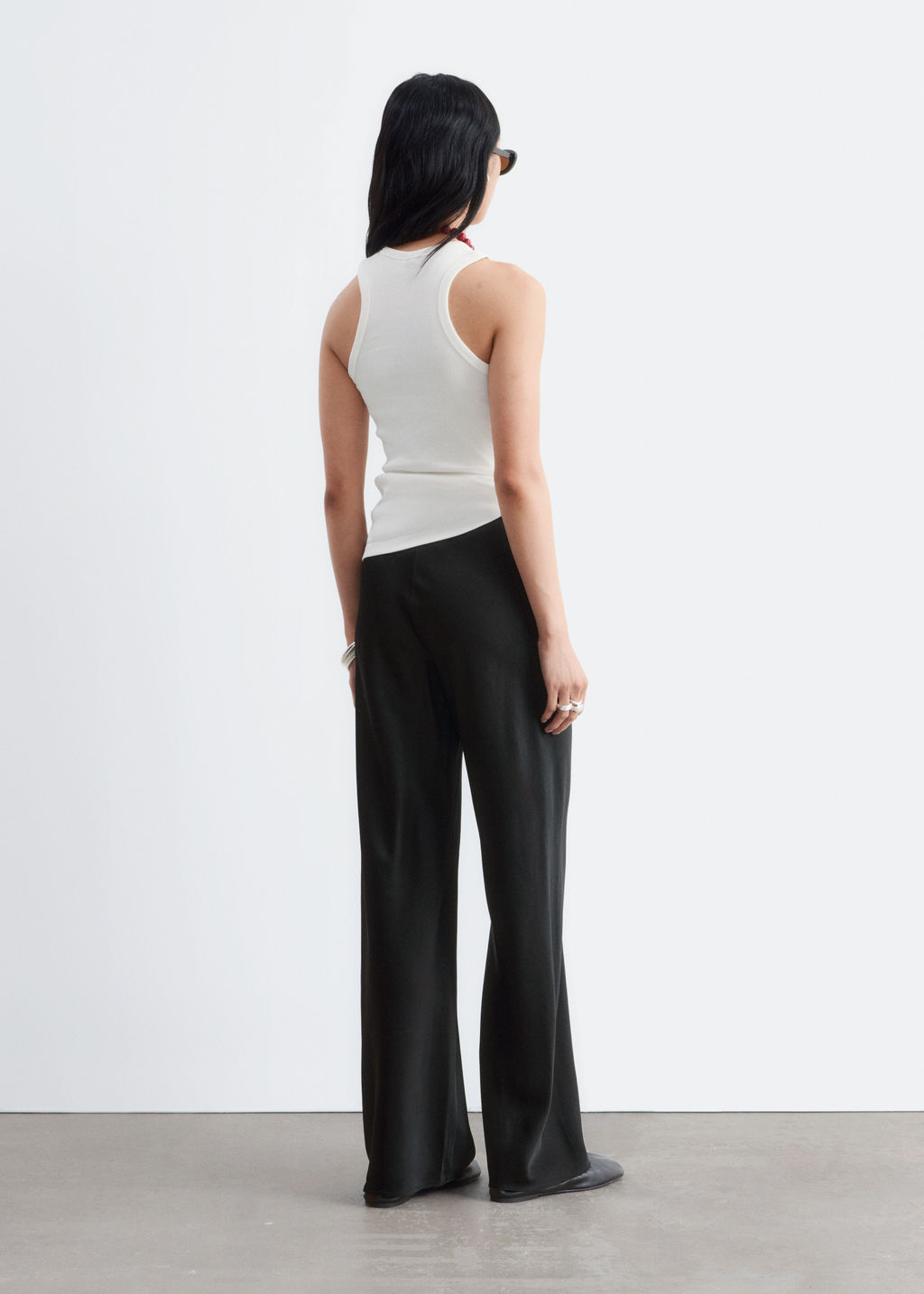 Pantalones de sarga con cord?n de ajuste - H&m фото 5