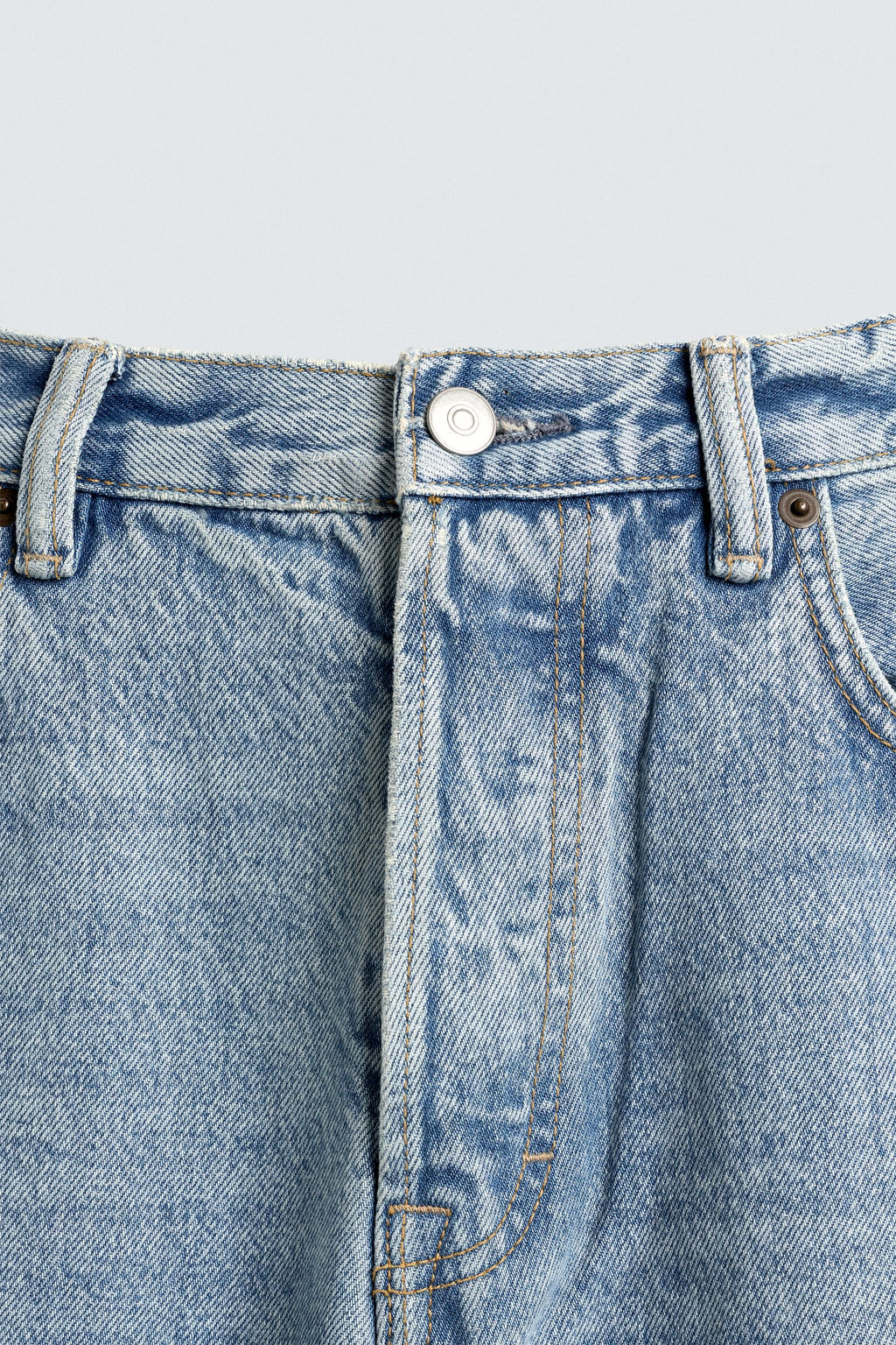 JEANS STRAIGHT FIT / Azul medio - Zara фото 9