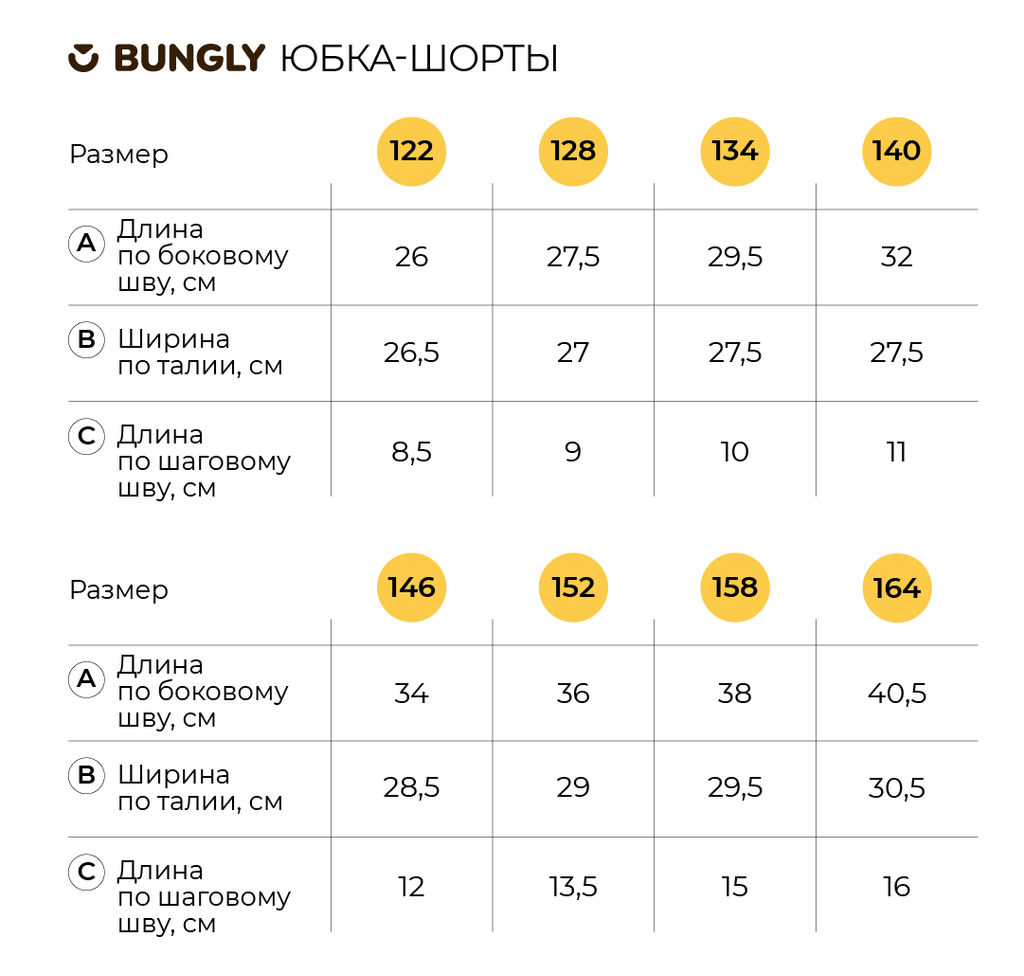 Юбка-шорты Синие 7+ - Bungly фото 7