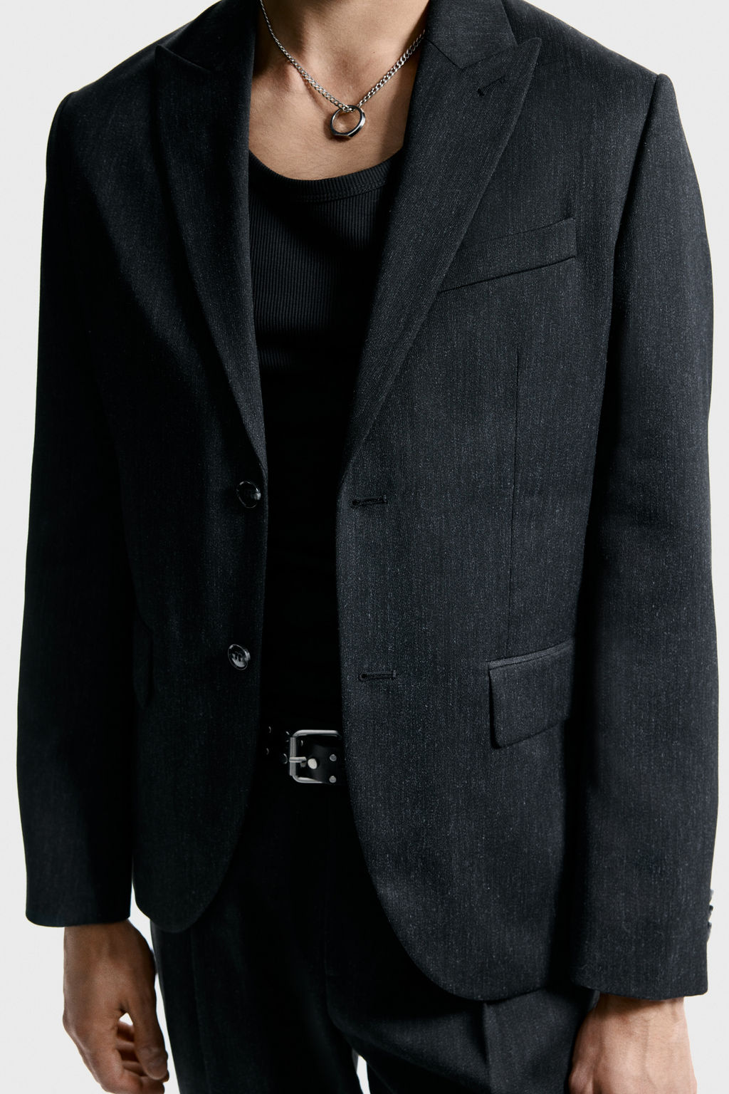 Americana de botonadura sencilla Regular Fit - H&m фото 8
