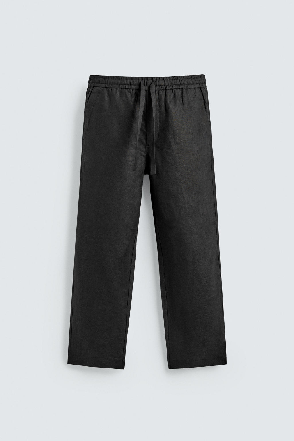 PANTAL?N RELAXED FIT 100% LINO / Negro - Zara фото 6