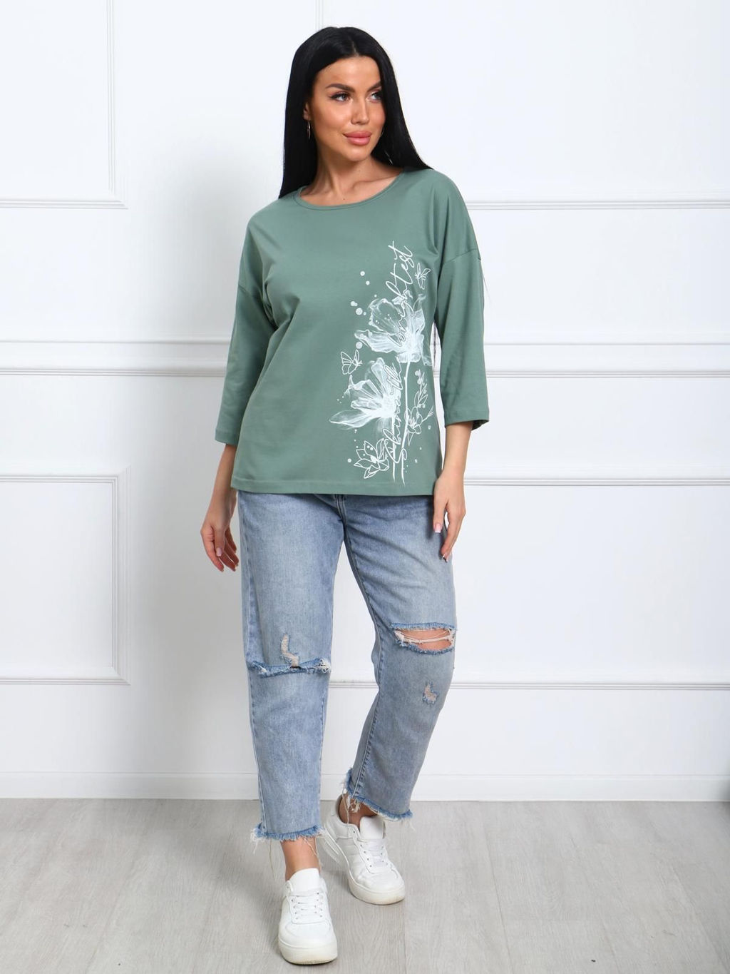 IV-CAPRIZ Амели - футболка хаки  фото 2