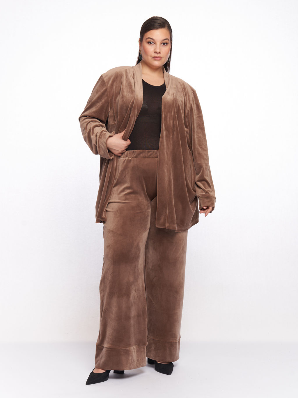 Костюм велюровый KO11311BEG18
