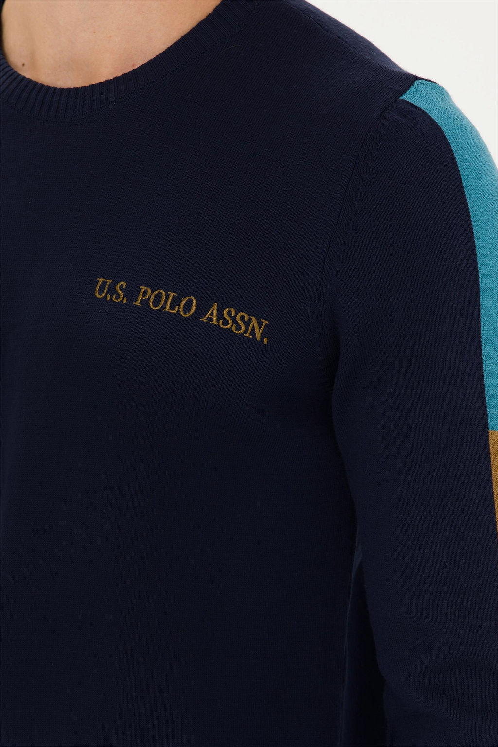 U. S. Polo Assn Мужской темно-синий свитер - U.s. polo assn фото 14