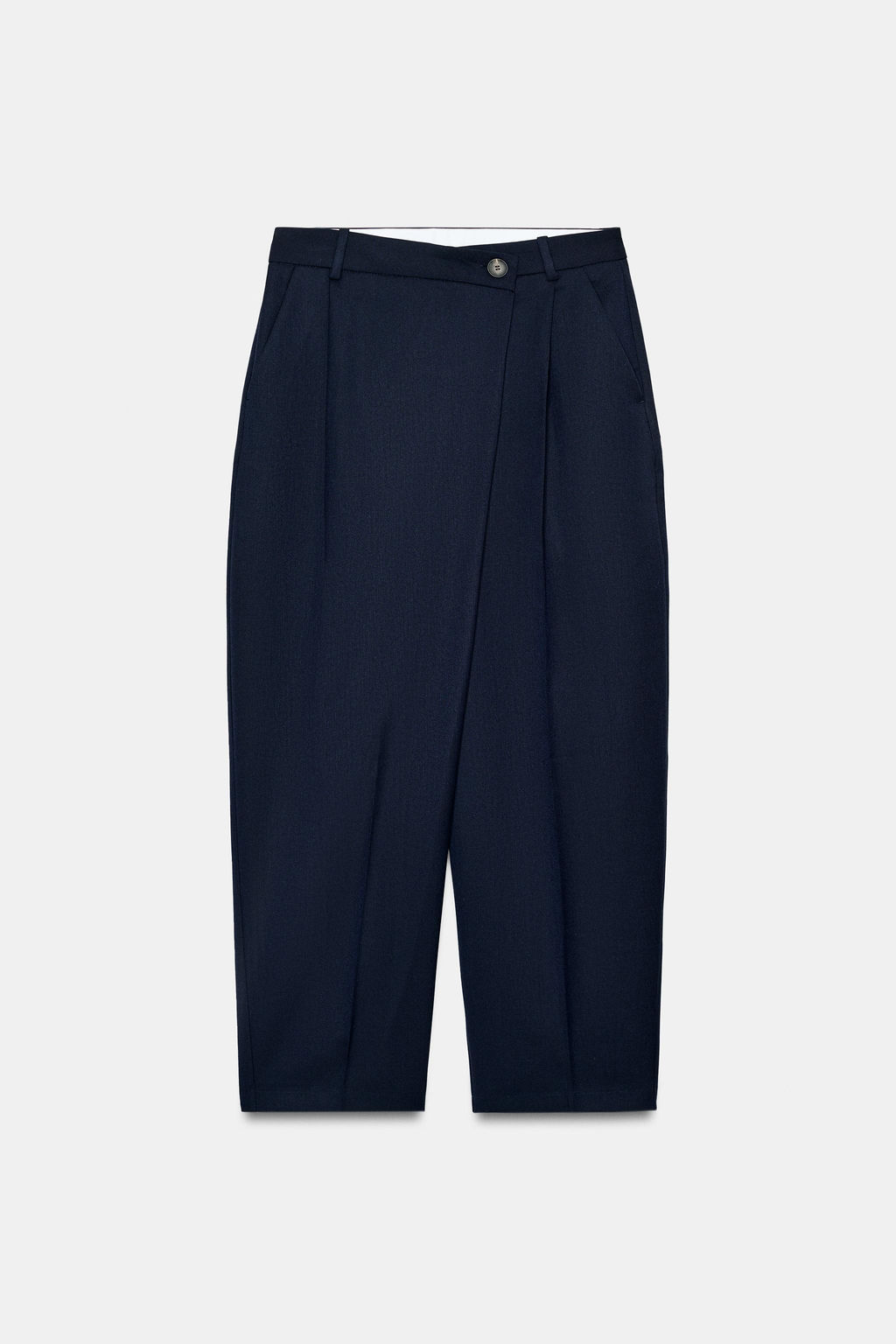 CROPPED TROUSERS WITH WRAP WAIST - Zara фото 7