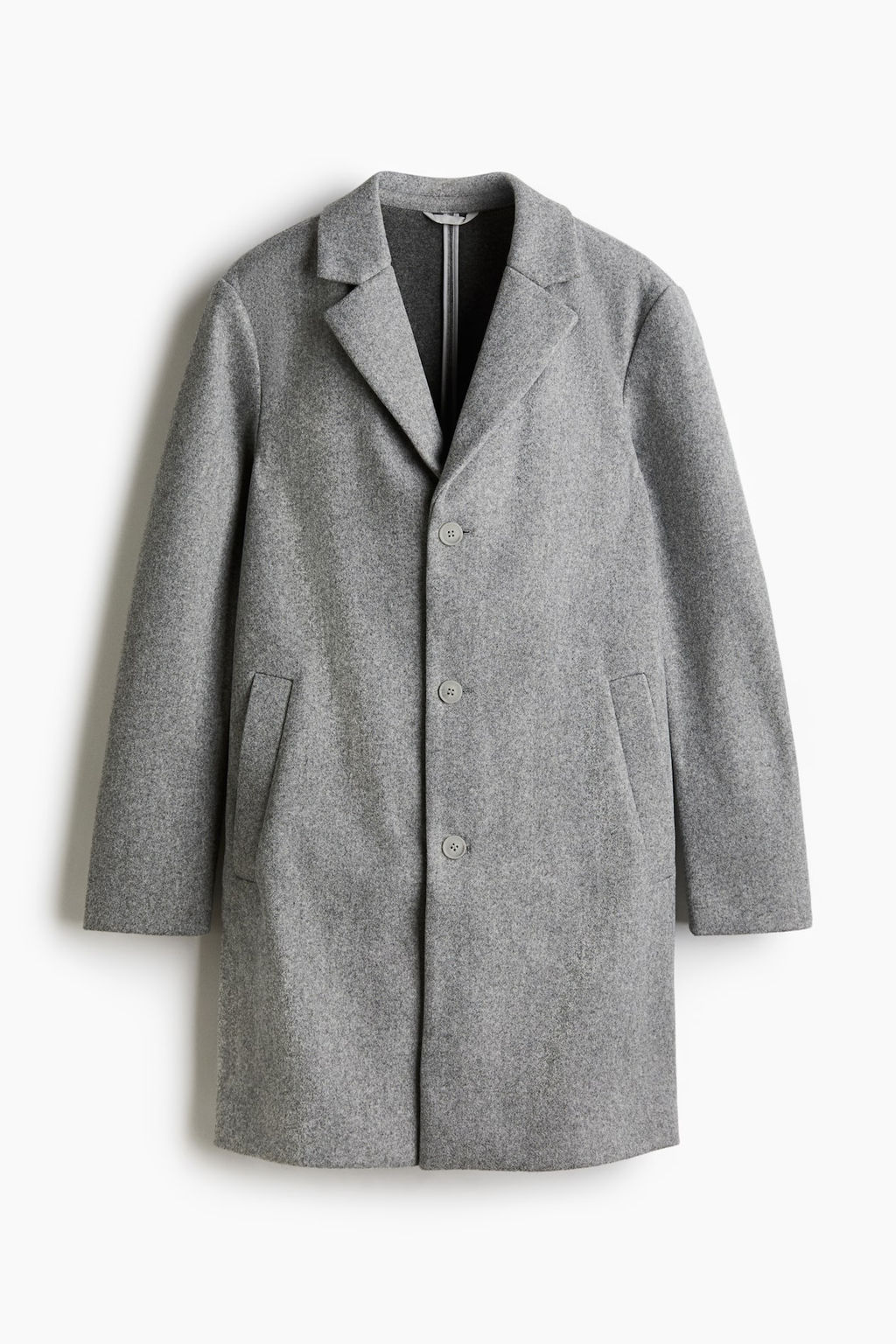 Abrigo en mezcla de lana Slim Fit - H&m фото 6