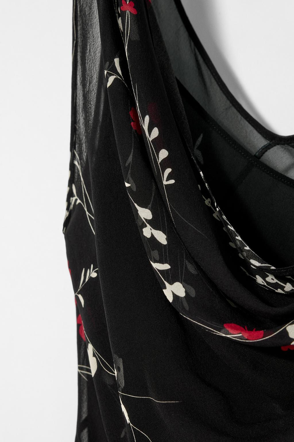 SILK PRINTED DRESS KATE MOSS X ZARA фото 4
