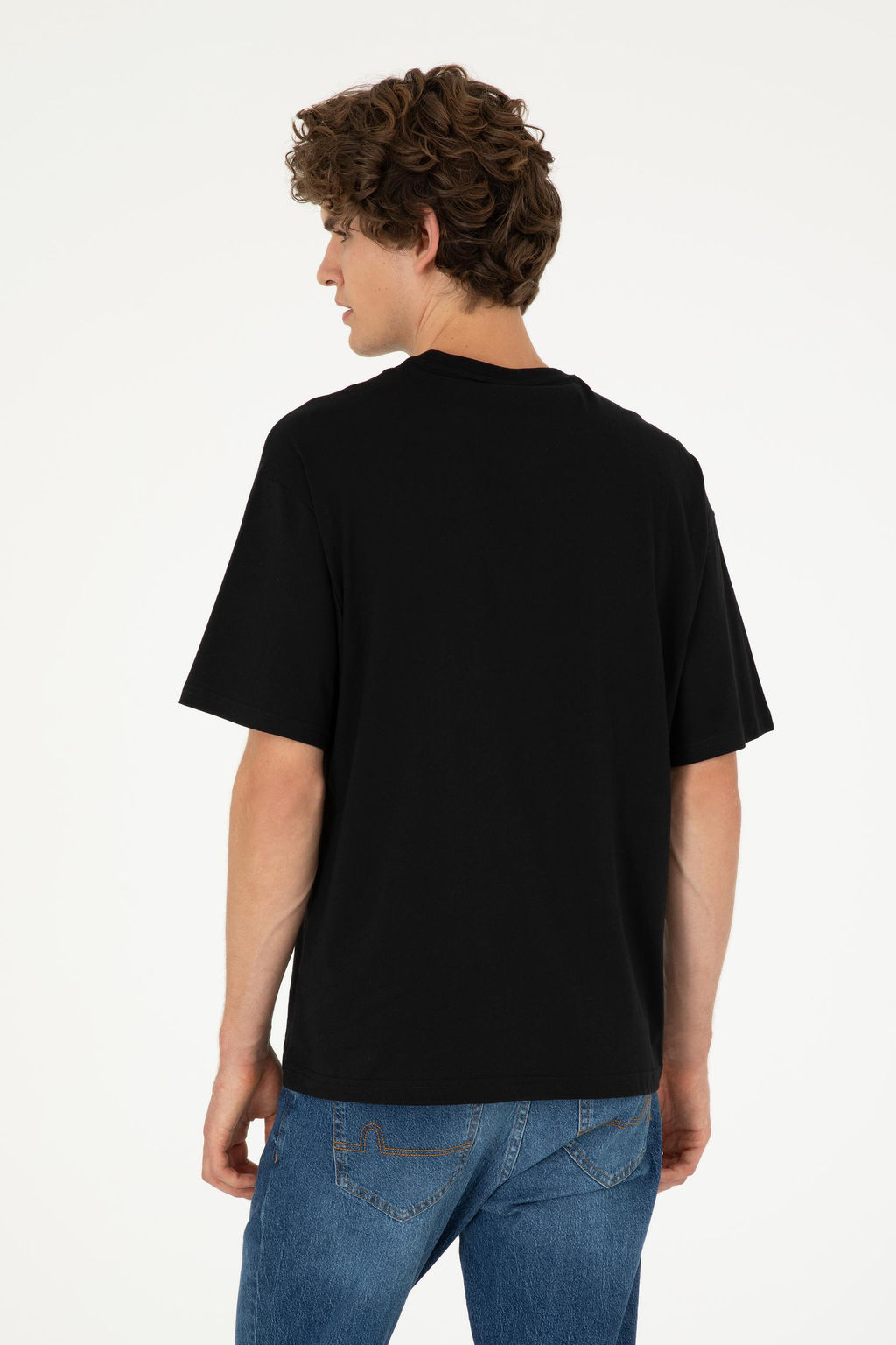 Мужская черная футболка Неожиданная скидка в корзине - U.s. polo assn фото 5