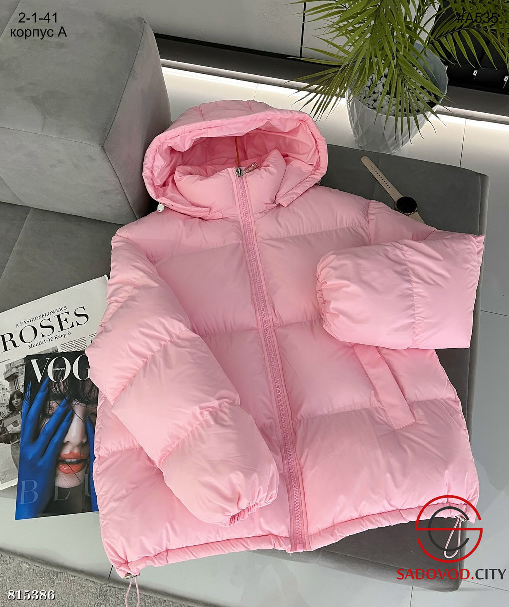 Зимняя женская куртка с капюшоном - Bruno фото 4