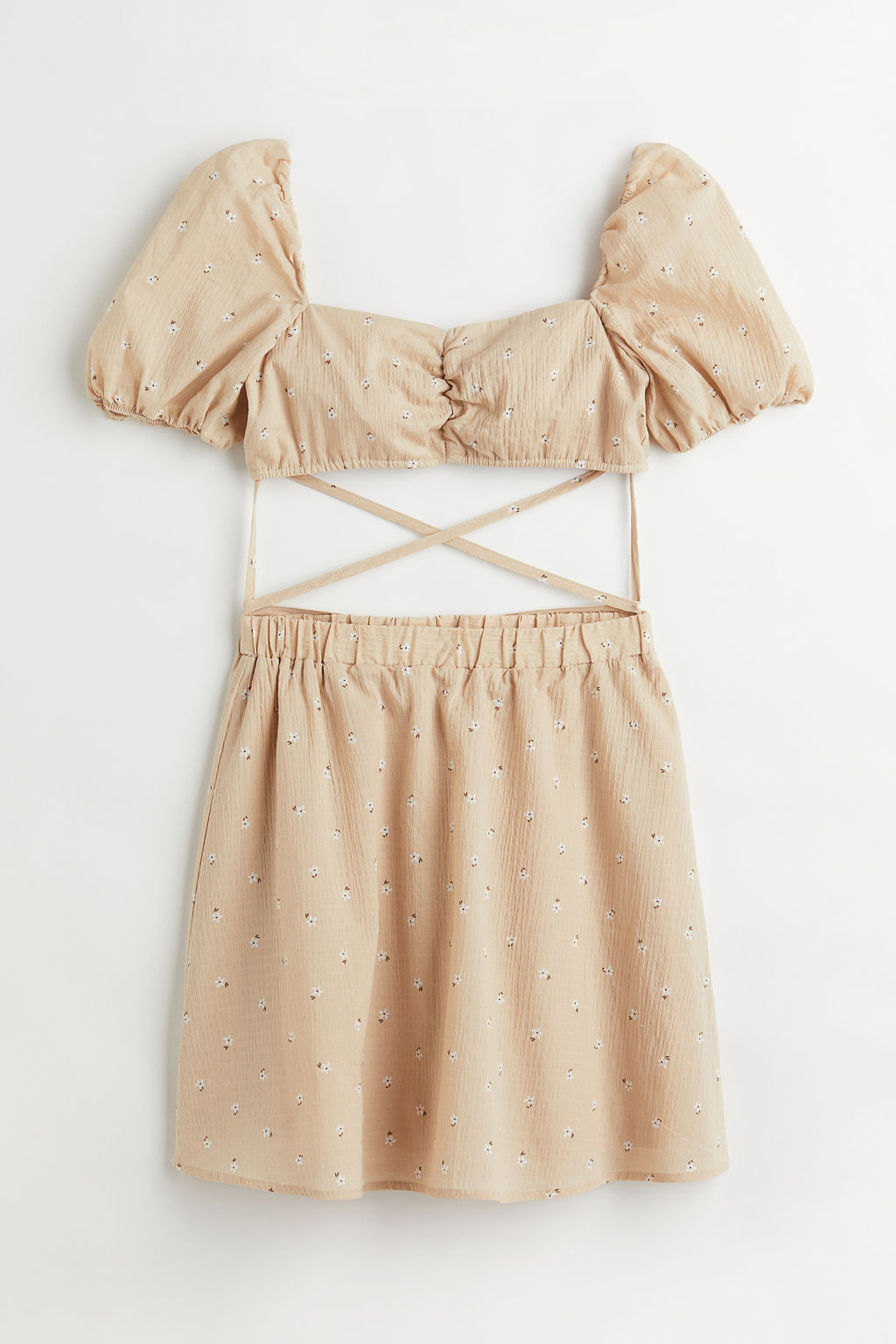 Vestido de dos piezas con lazada - H&m фото 2