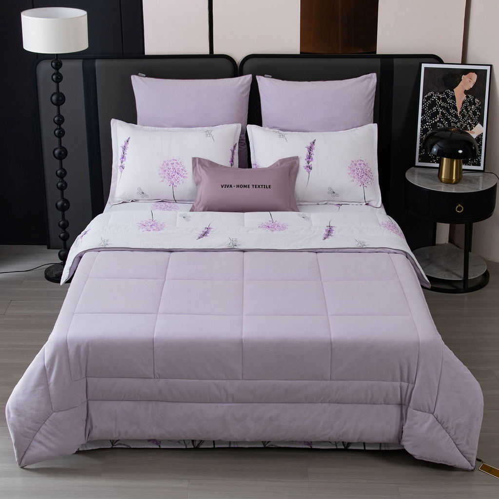 Комплект постельного белья на резинке Сатин Velouria Luxe с Одеялом VLR019 180*200*25;160*200*25;140*200*25 Евро 4 Наволочки