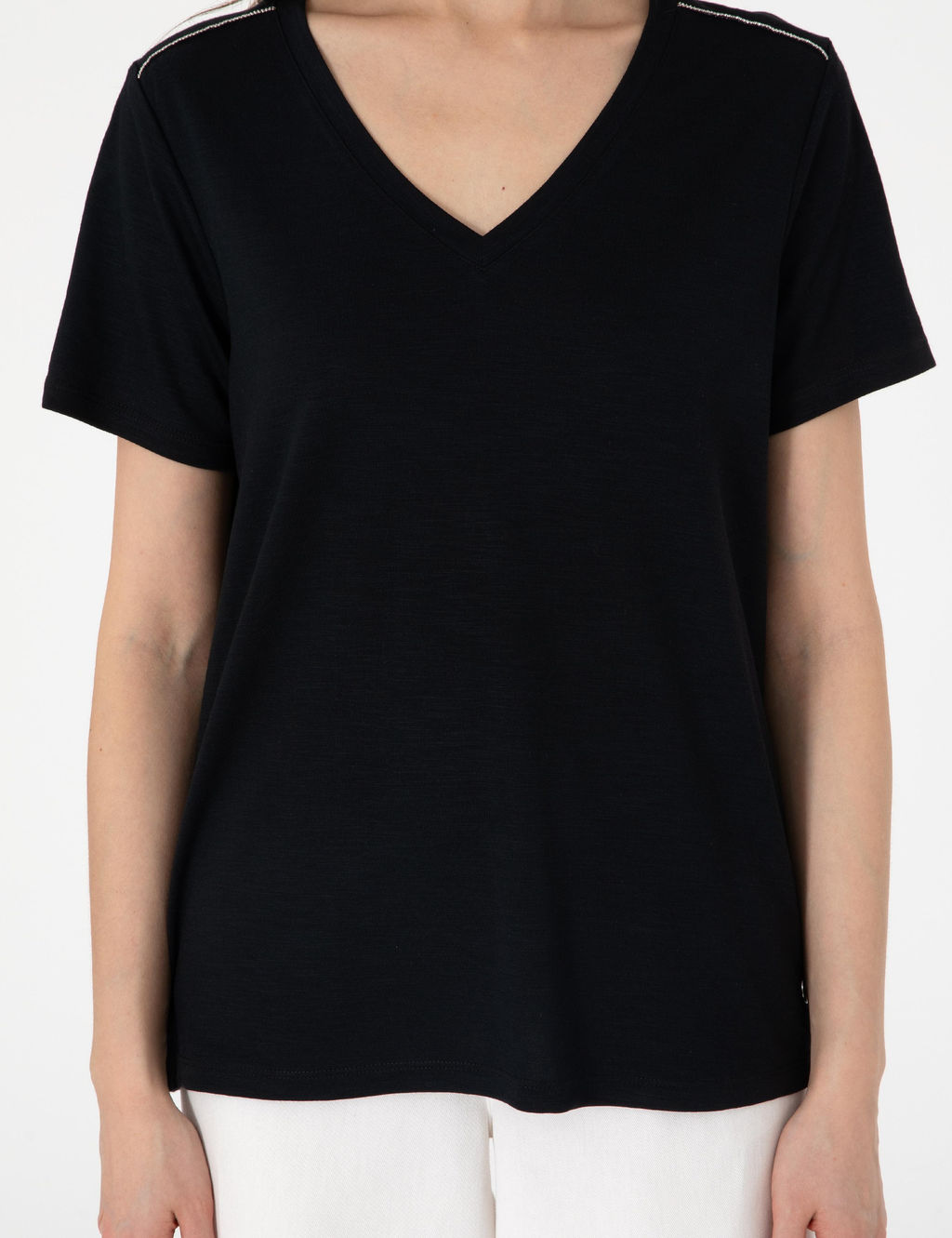 Siyah Regular Fit Ti__rt - Pierre cardin фото 6
