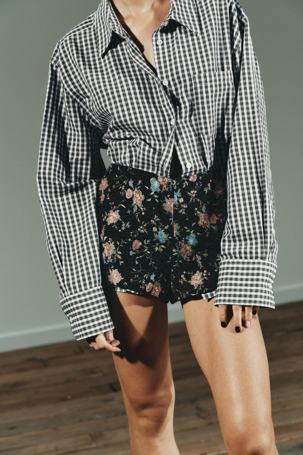 CHECKED OXFORD SHIRT - Zara фото 3