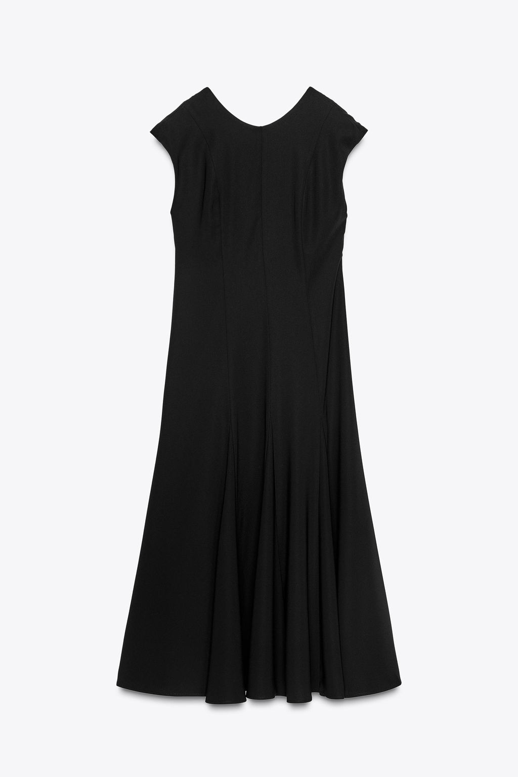 ZW COLLECTION CREPE LONG DRESS - Zara фото 8