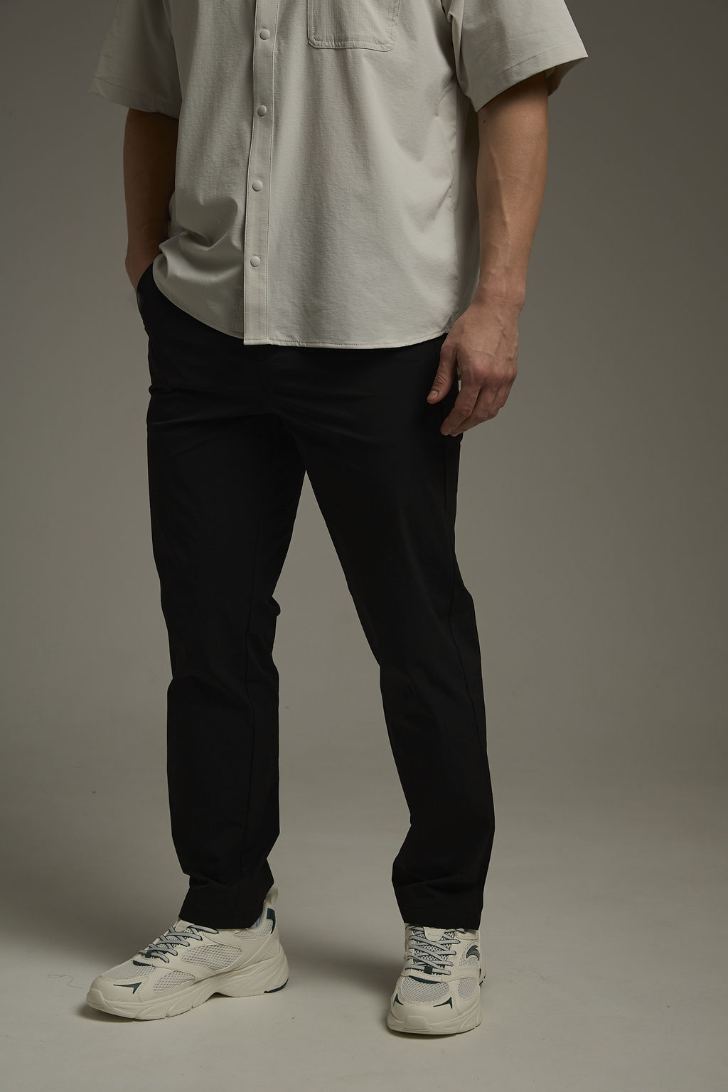 Брюки текстильные Черный - Anta фото 2