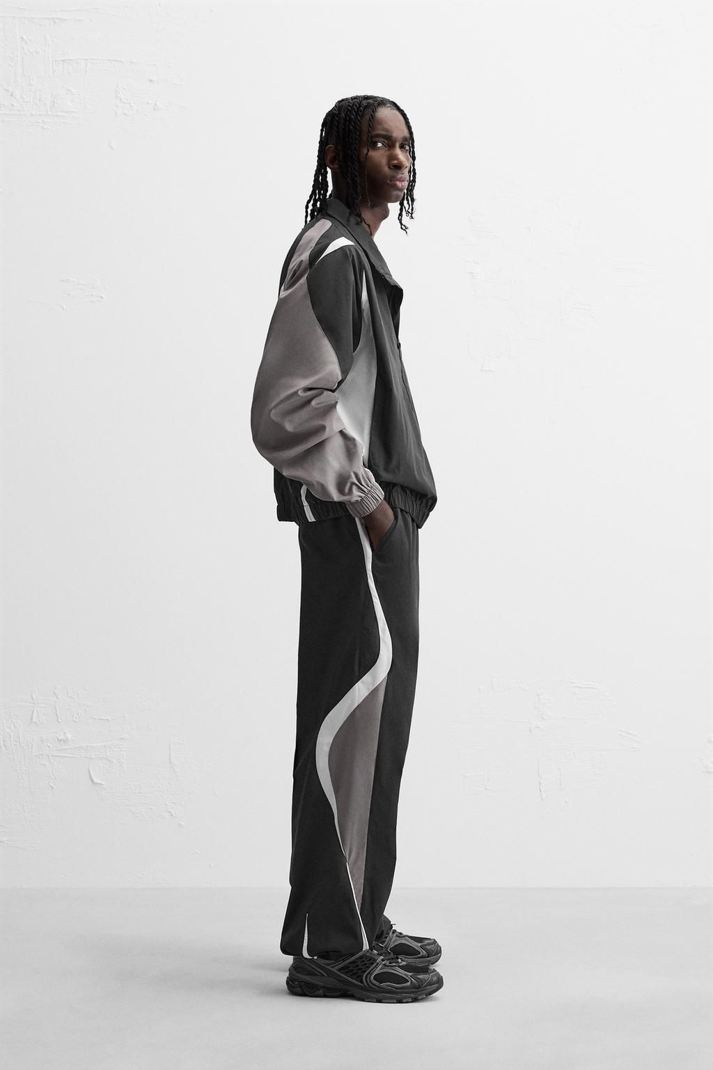 COLOUR BLOCK TECHNICAL JACKET - Zara фото 4