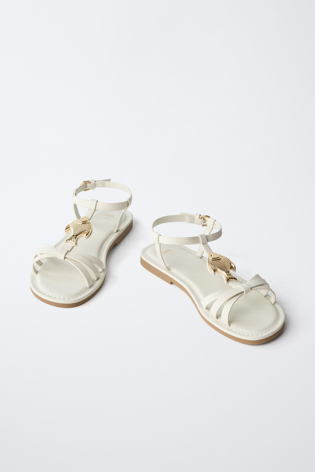 SANDALIA PEZ / Blanco - Zara фото 3