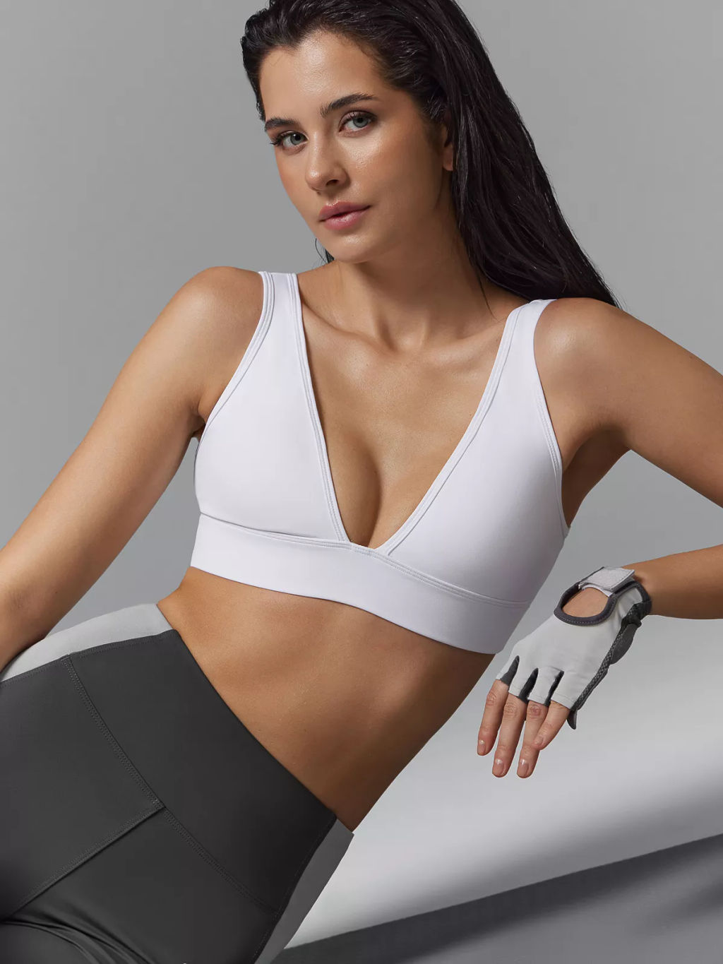 Спортивный топ-бра с широкими лямками - NEVERLATE фото 6