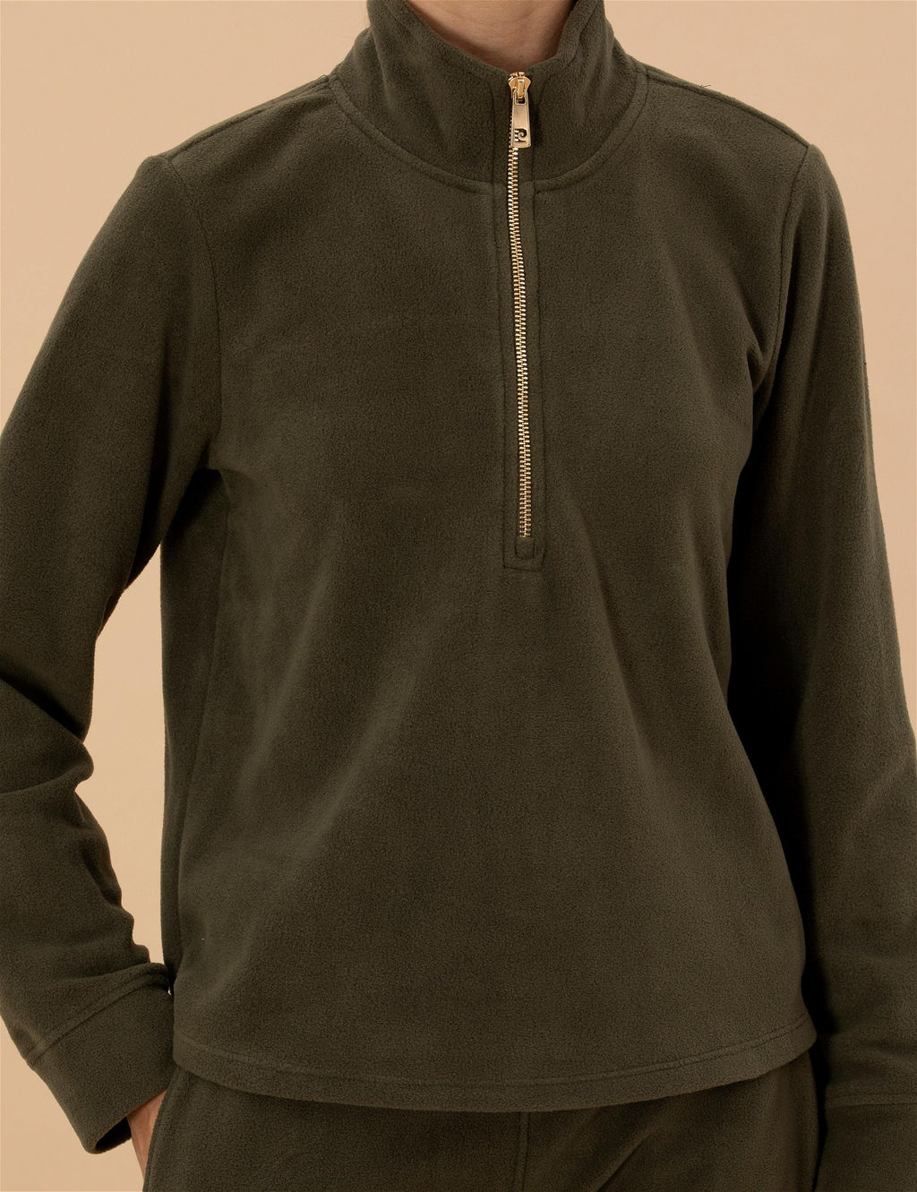 Kahverengi Regular Fit Polar Sweatshirt - Pierre cardin фото 6