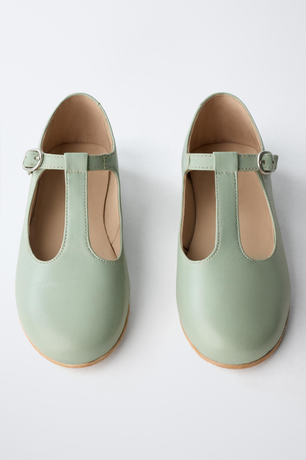 T-BAR LEATHER BALLET FLATS - LIMITED EDITION - Zara фото 15