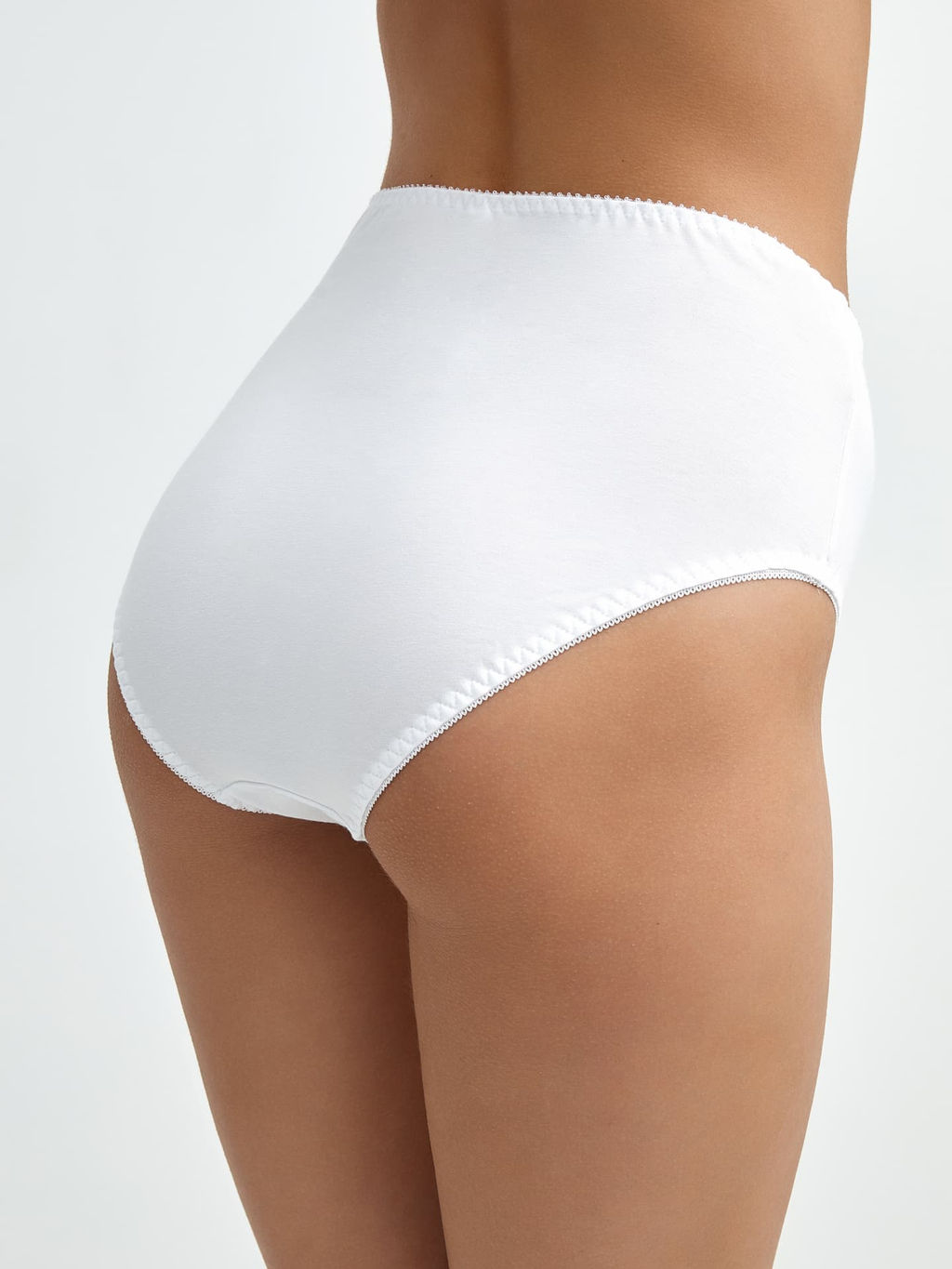 Цена за 2 штуки! ТРУСЫ ЖЕНСКИЕ белый 412075 - Mark formelle фото 3