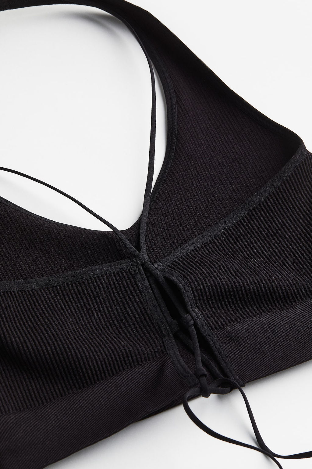 Top halter con tiras Seamless - H&m фото 2