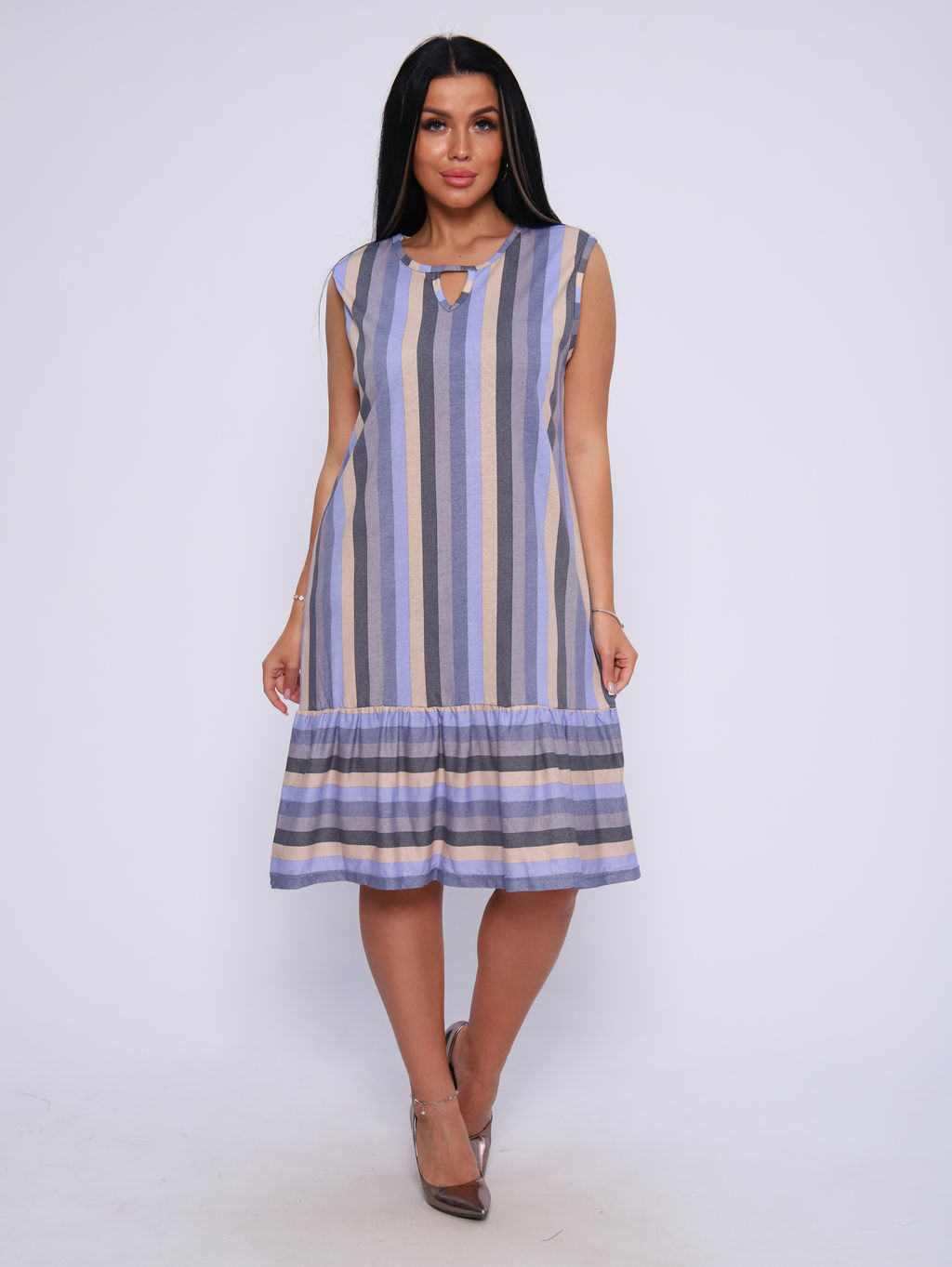 М387 Платье Виктория (полоса) - Иванушка-трикотаж фото 5